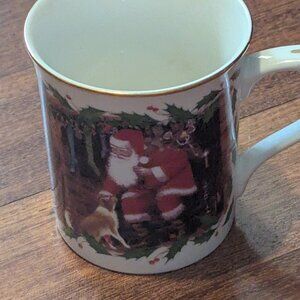 Lenox Coffee Mug "Santa's Holiday Journey A Friend to All" Christmas Cup